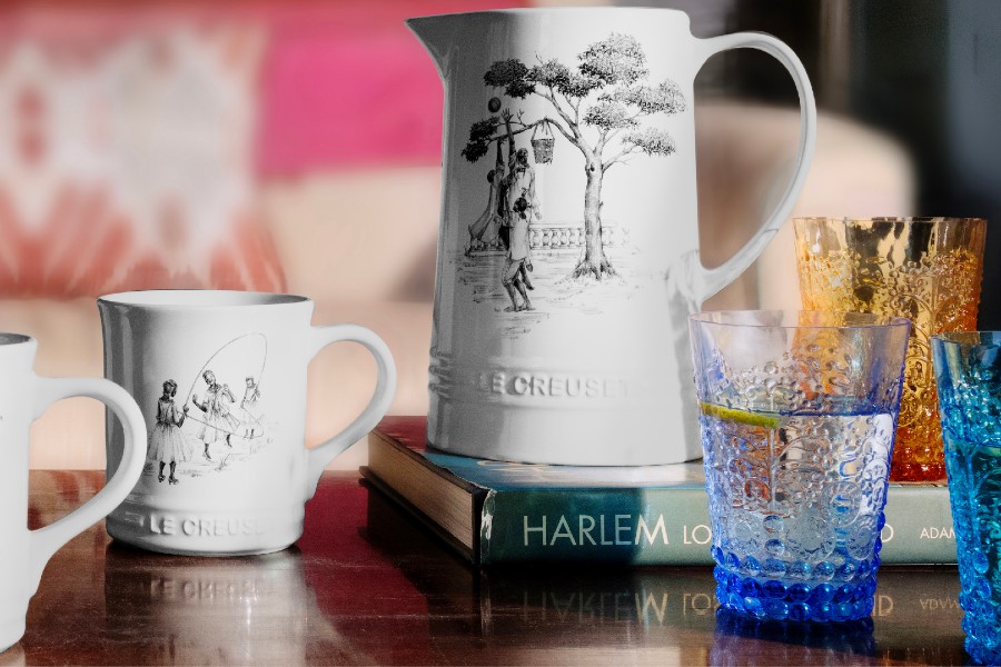 Le Creuset Launches New Harlem Toile de Jouy Collection In