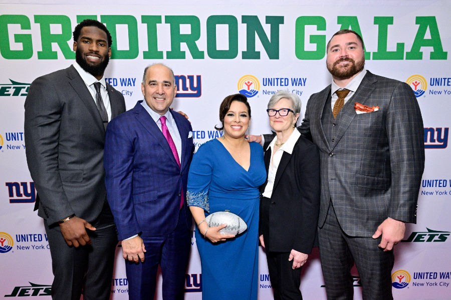 United Way Of NYC Teams Up With The New York Jets And NY Giants To Raise Funds At 33rd Annual Gridiron Gala