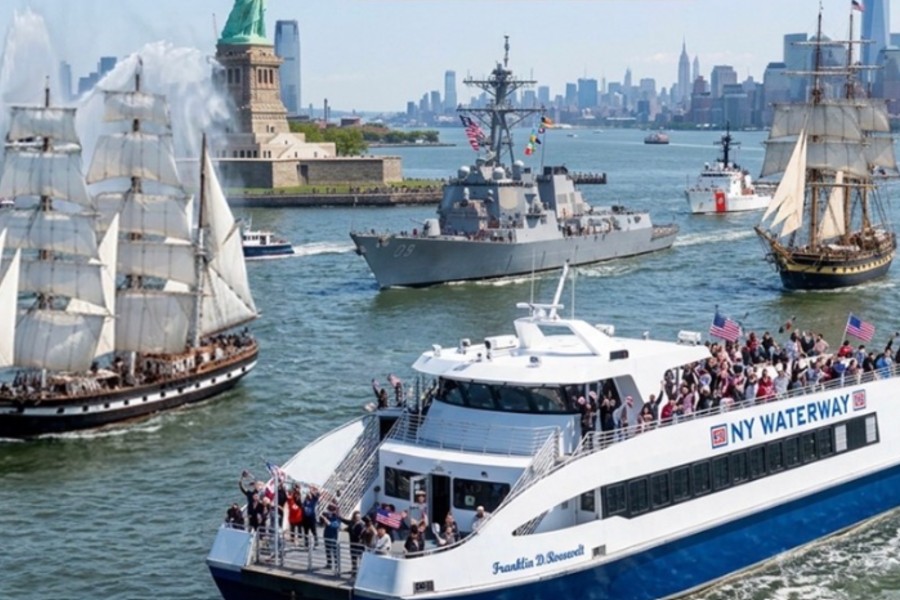 NY Waterway Tours Will Offer Spectacular On-Water Views Of Historic Sail 4th 250 Festivities