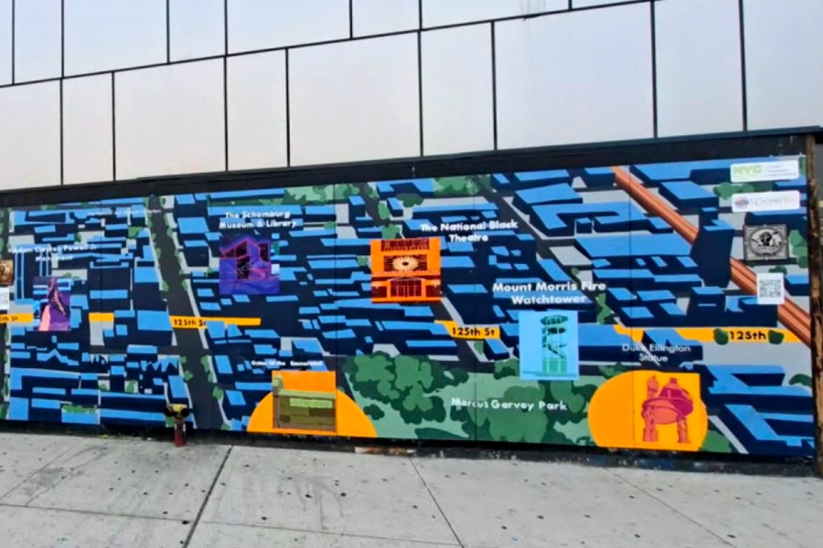 NYC SBS, 125th St. BID Unveil Harlem Public Realm Grants, Wayfinding With Elected Officials
