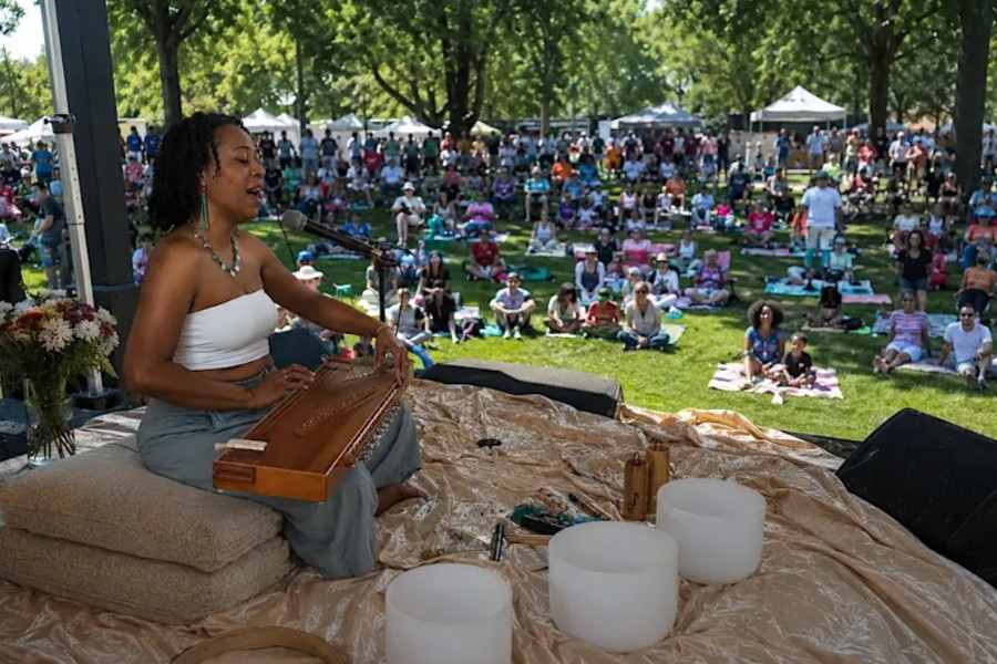 Tomorrow! Sound Bath & Live Strings At St. Nicholas Park In Harlem